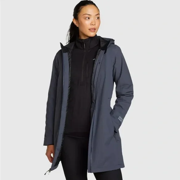 NWT Eddie Bauer Women's Cloud Cap Stretch Insulated Waterproof